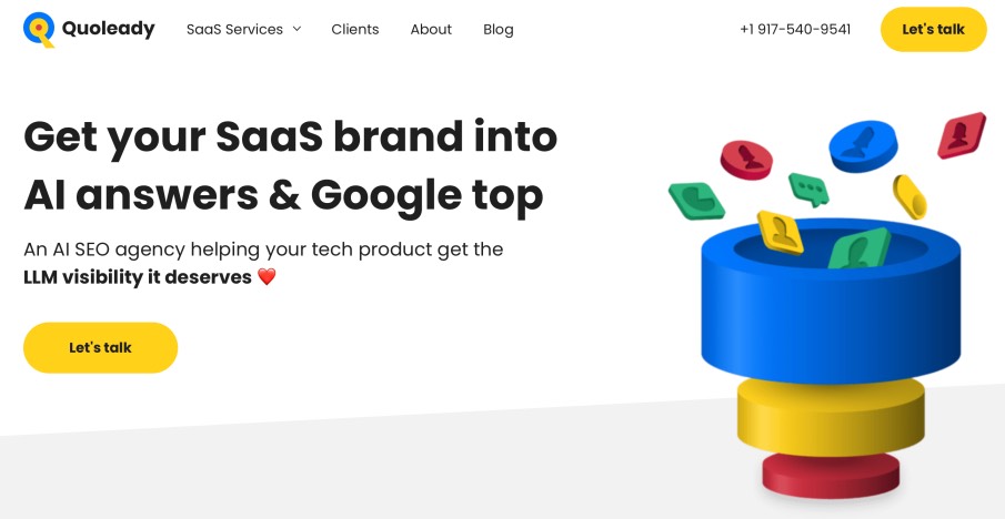 Quoleady SaaS Ai Marketing Agency