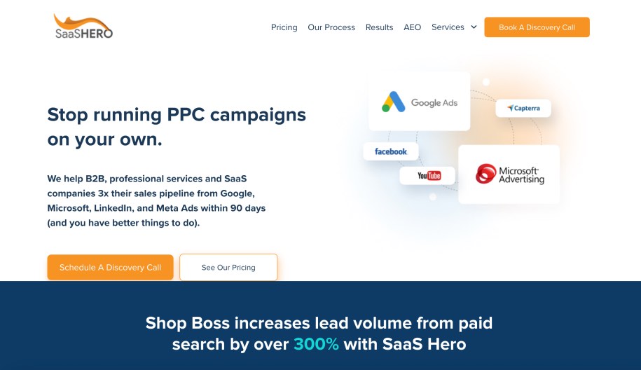 SaaS Hero Top-Rated Google AdWords Management Services Agency