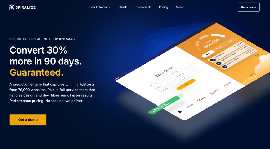 Spiralyze Top CRO Agency Conversion Rate Optimization