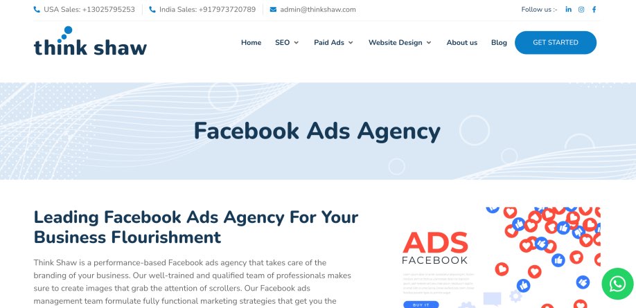 Think Shaw Best Facebook Advertising Agency Top FB Ads Agencies Services