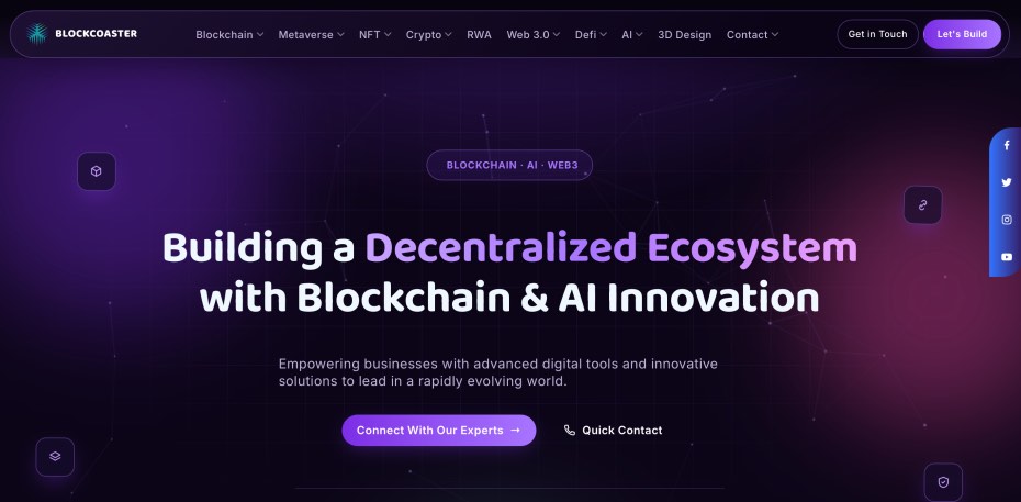Blockcoaster Best Blockchain AI Innovation Crypto Web3 Marketing Agency