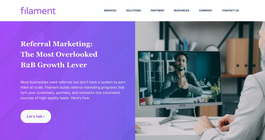 Filament Best Referral Marketing Agency Top Agencies Services Referrals