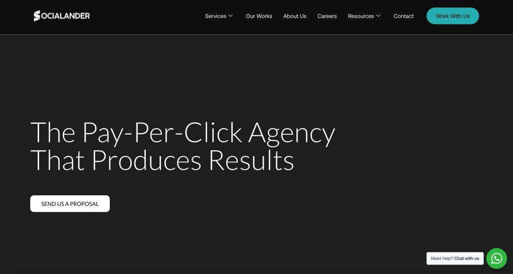 Socialander Best PPC Advertising Agency Top Pay-Per-Click Ads Management Services Agencies