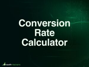 Conversion Rate Calculator Use our Free Tool to Calculate Visits-to-Conversions Ratio