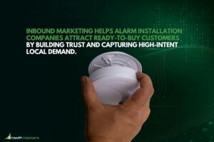 Inbound marketing helps alarm installation companies attract ready-to-buy customers by building trust and capturing high-intent local demand