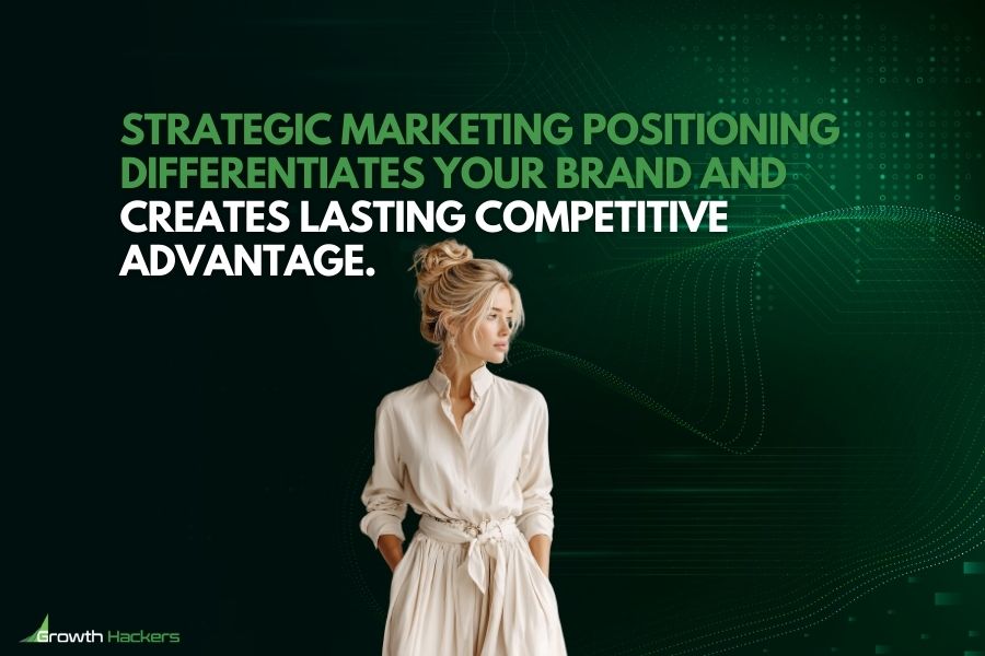 Strategic marketing positioning differentiates your brand and creates lasting competitive advantage