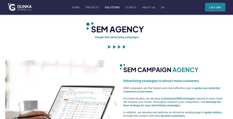 Gunka Studios Leading SEM Advertising Agency