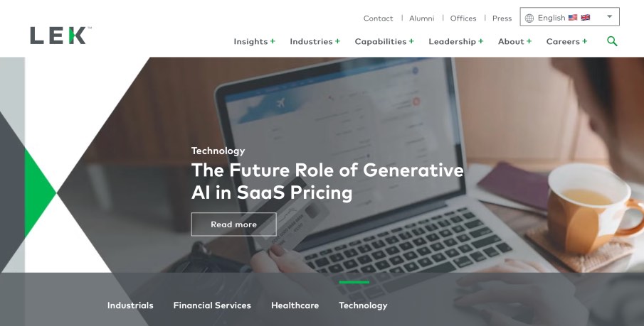 LEK Full-Service Startup Consulting Agency