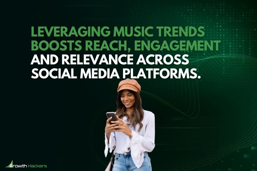 Leveraging music trends boosts reach engagement and relevance across social media platforms