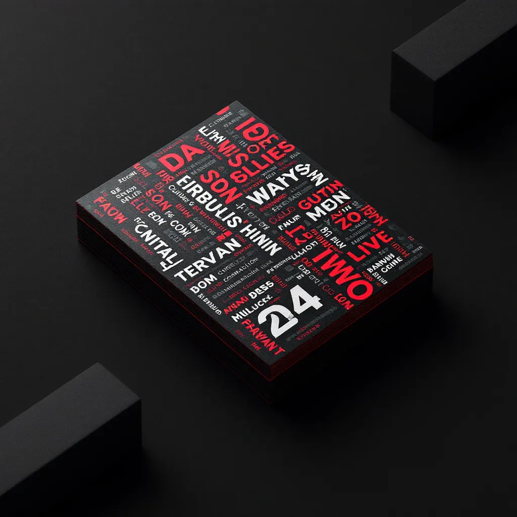 Overcrowded business card