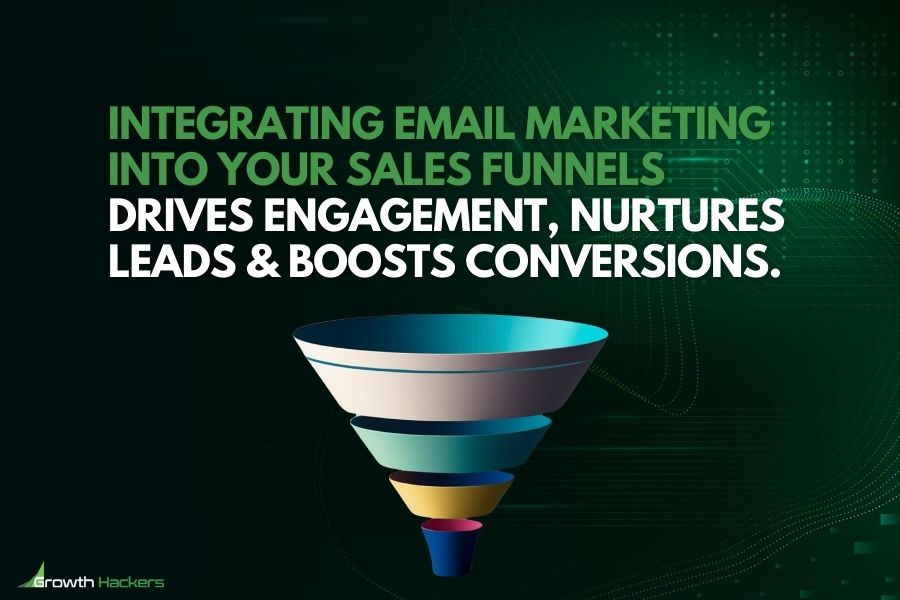 Integrating email marketing into your sales funnels drives engagement nurtures leads and boosts conversions