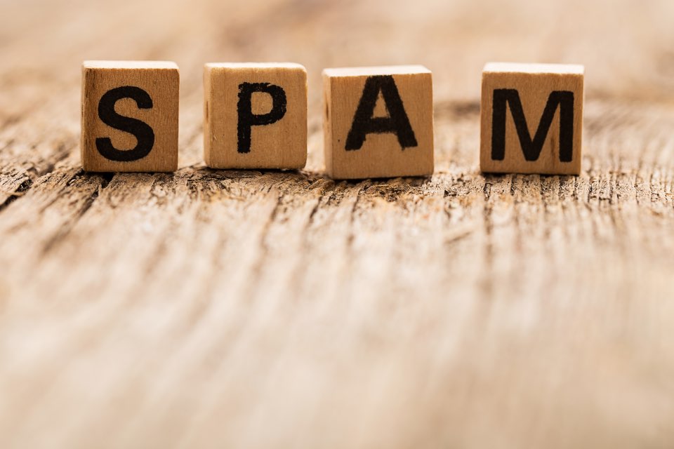 SPAM Concept Bricks Letters Wooden Blocks