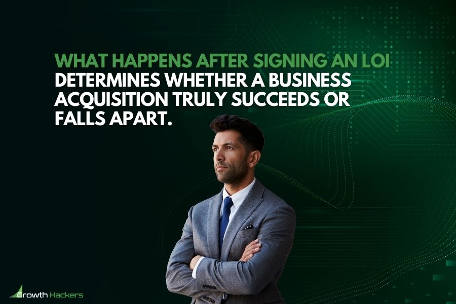 What happens after signing an LOI determines whether a business acquisition truly succeeds or falls apart