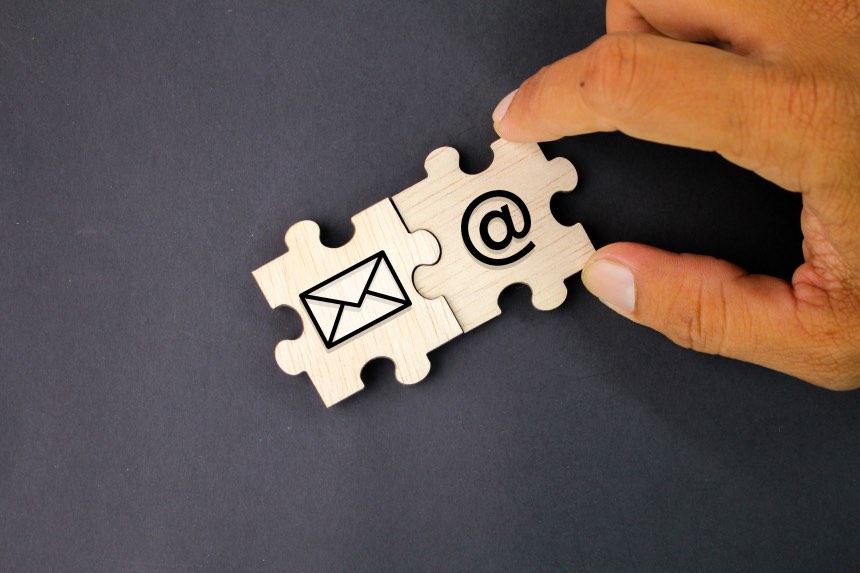 Email Marketing Automation Drip Sequence Puzzle Hand