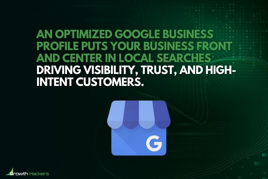 An optimized Google Business Profile puts your business front and center in local searches driving visibility trust and high-intent customers