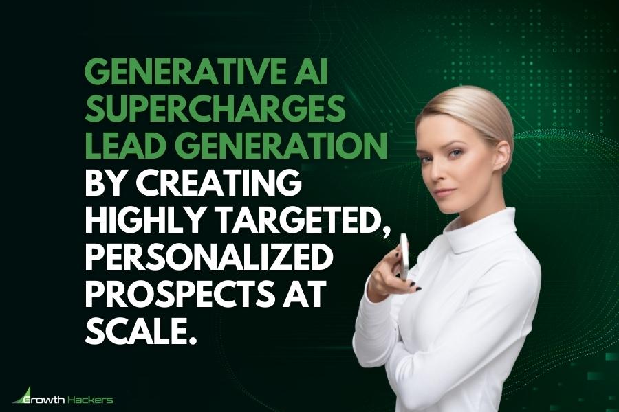 Generative AI supercharges lead generation by creating highly targeted personalized prospects at scale