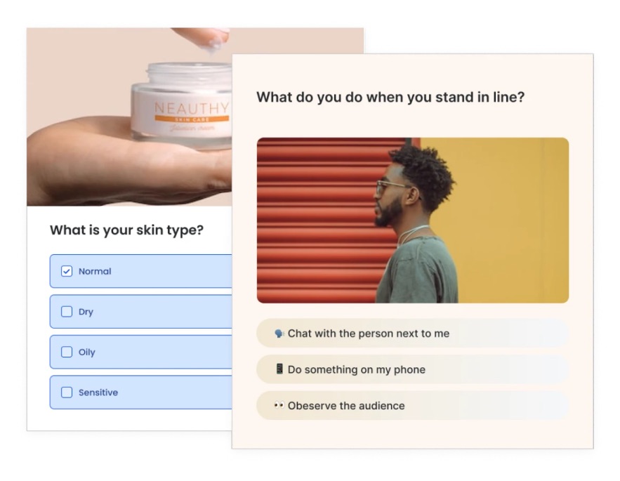 Opinion Stage Survey Sample Question What Do you do When you Stand in Line