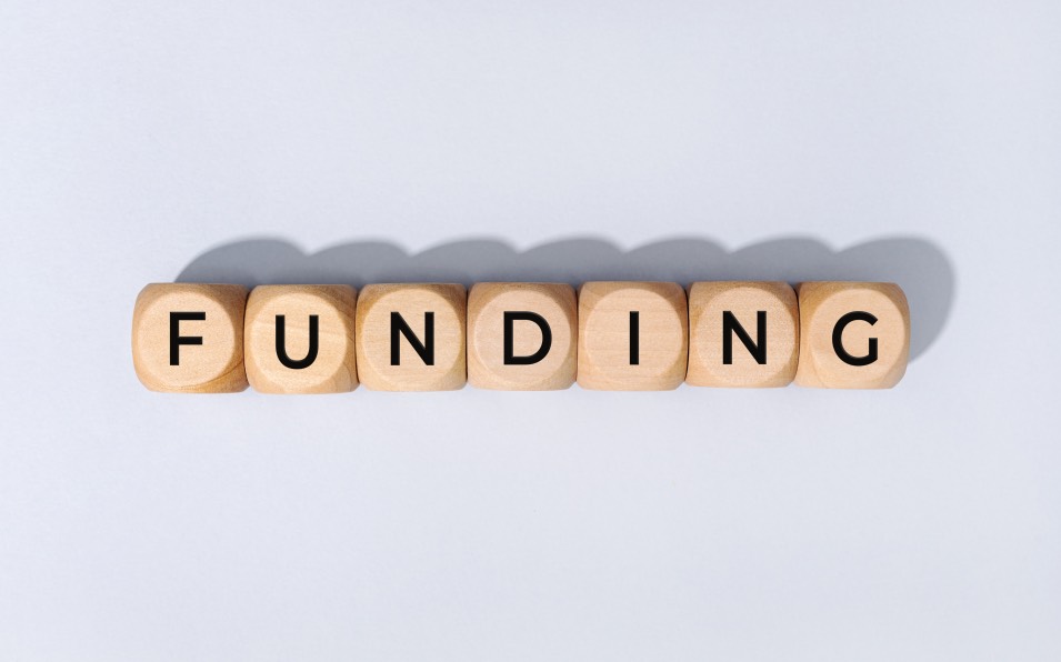 Funding Concept Wooden Blocks Letter Funds Fundraising