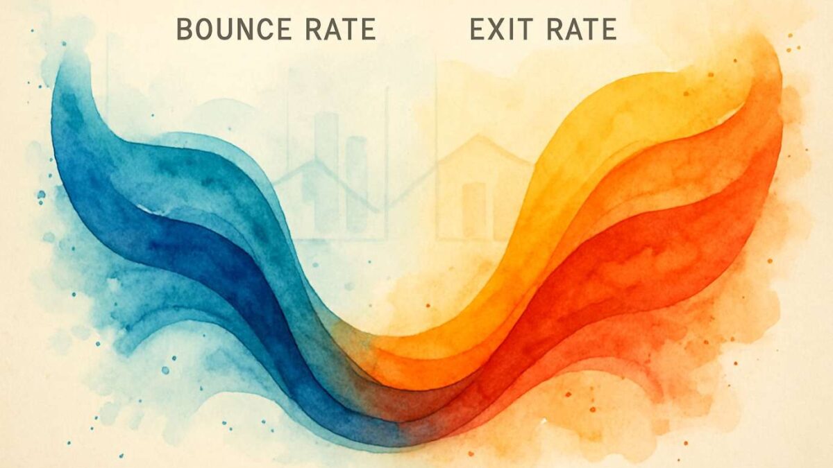 Bounce Rate vs Exit Rate in Google Analytics Explained