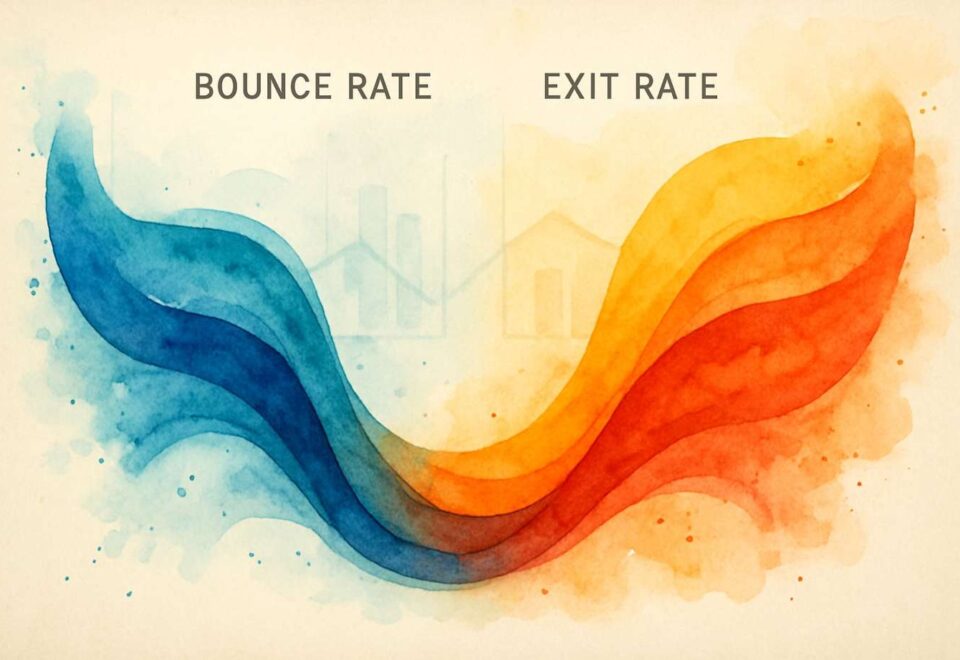 Bounce Rate vs Exit Rate in Google Analytics Explained