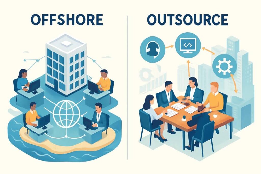 Long-Term Strategic Fit of outsourcing vs offshoring