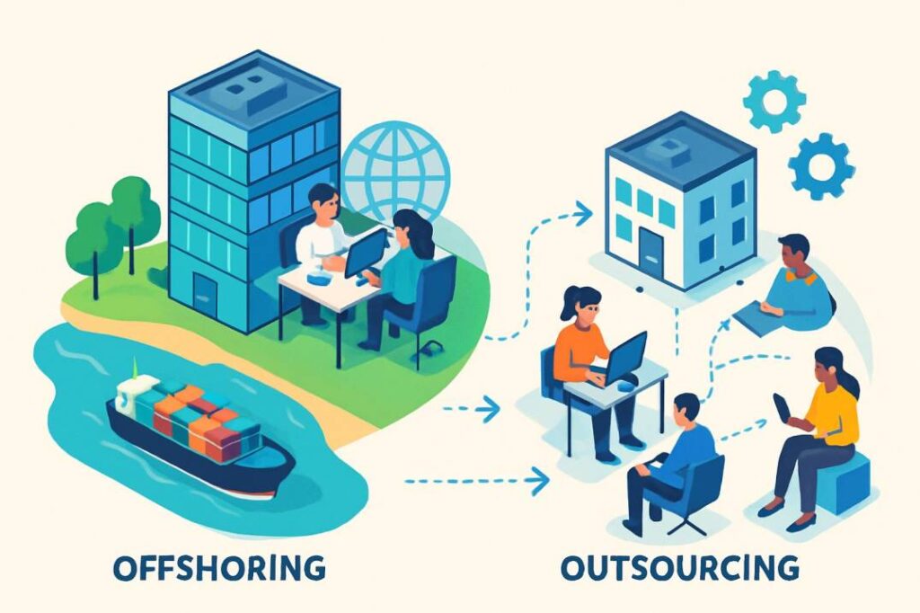 Strategic Considerations for Choosing Offshoring or Outsourcing
