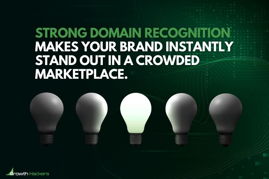 Strong Domain Recognition Makes Your Brand Instantly Stand Out in a Crowded Marketplace