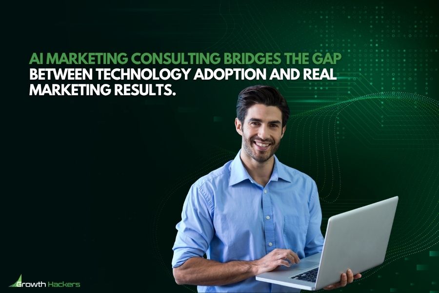 AI Marketing Consulting bridges the gap between Technology Adoption and Real Marketing Results