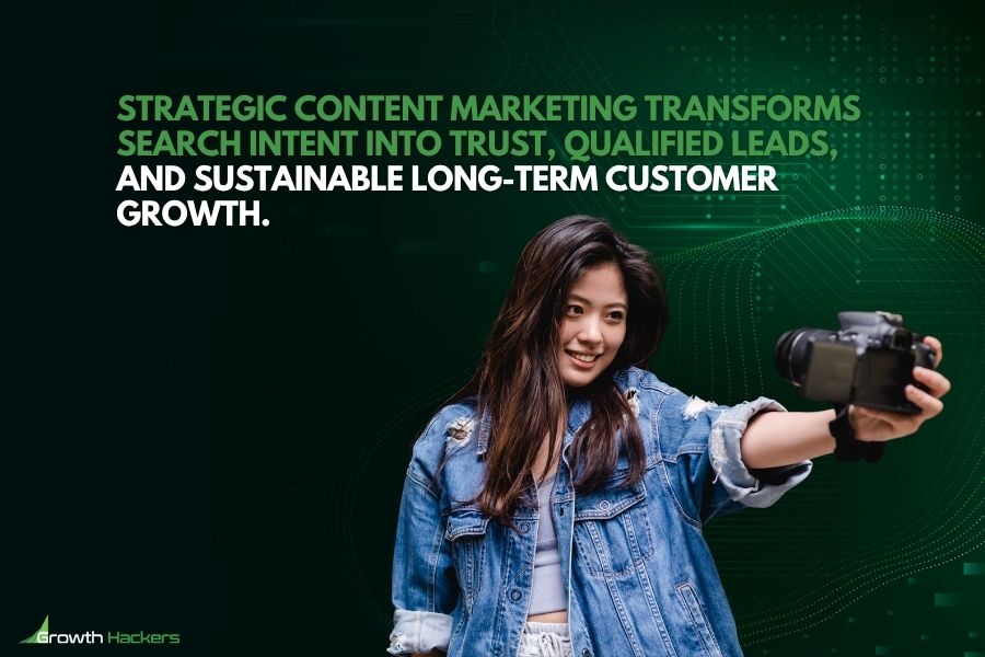 Strategic Content Marketing transforms search intent into trust, leads, and long-term growth