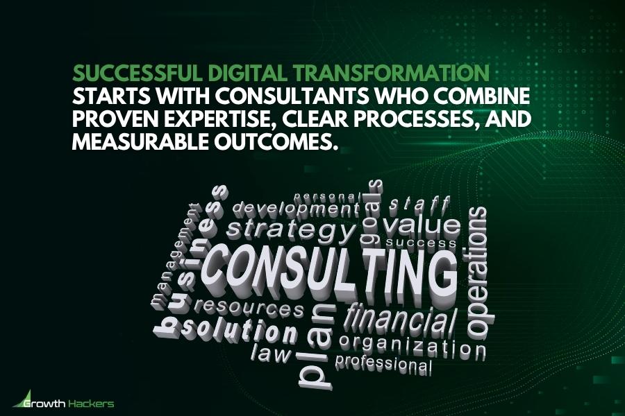 Successful digital transformation starts with proven expertise, clear processes, and measurable results