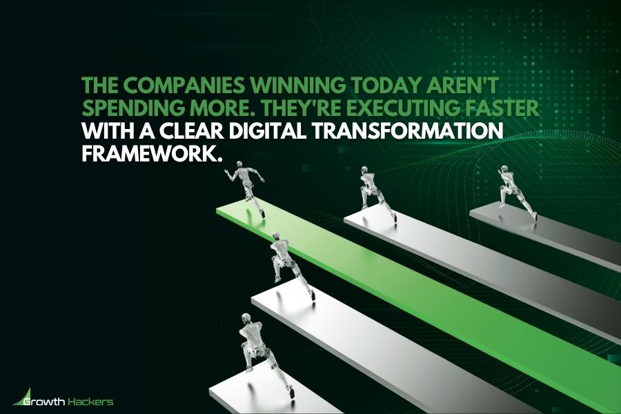 The Companies Winning Today Aren't Spending More. They're Executing Faster With A Clear Digital Transformation Framework