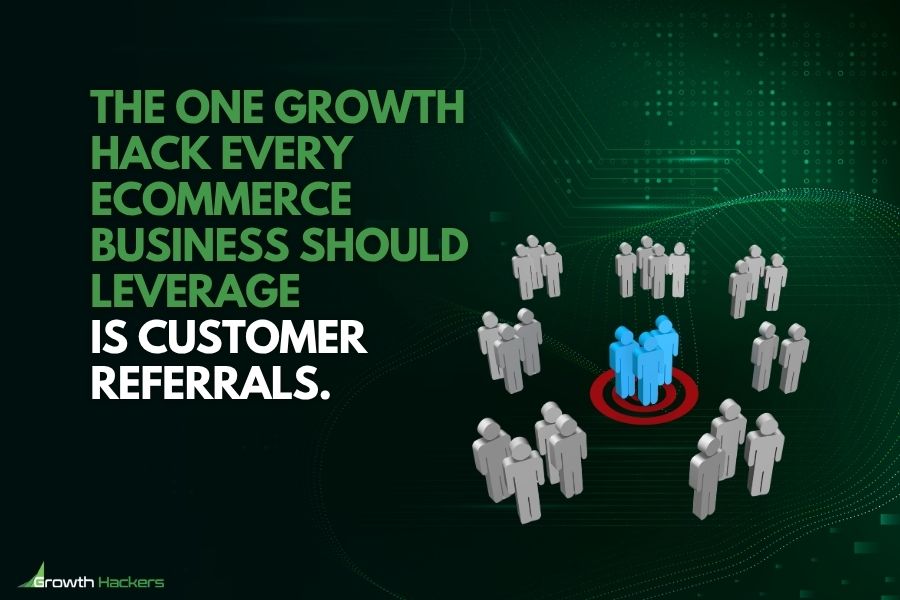The one growth hack every eCommerce business should leverage is definitely customer referrals.