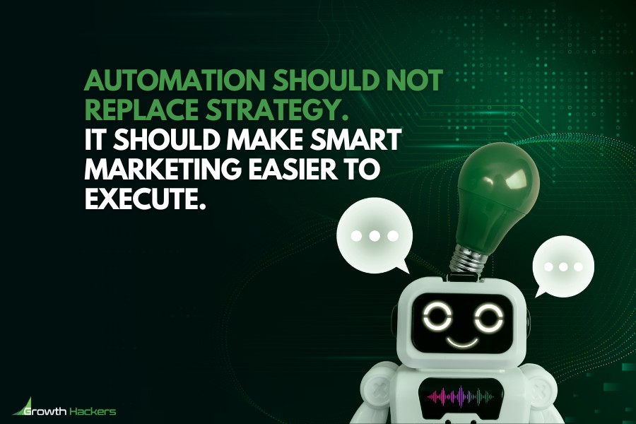 Automation should not replace strategy. It should make smart marketing easier to execute
