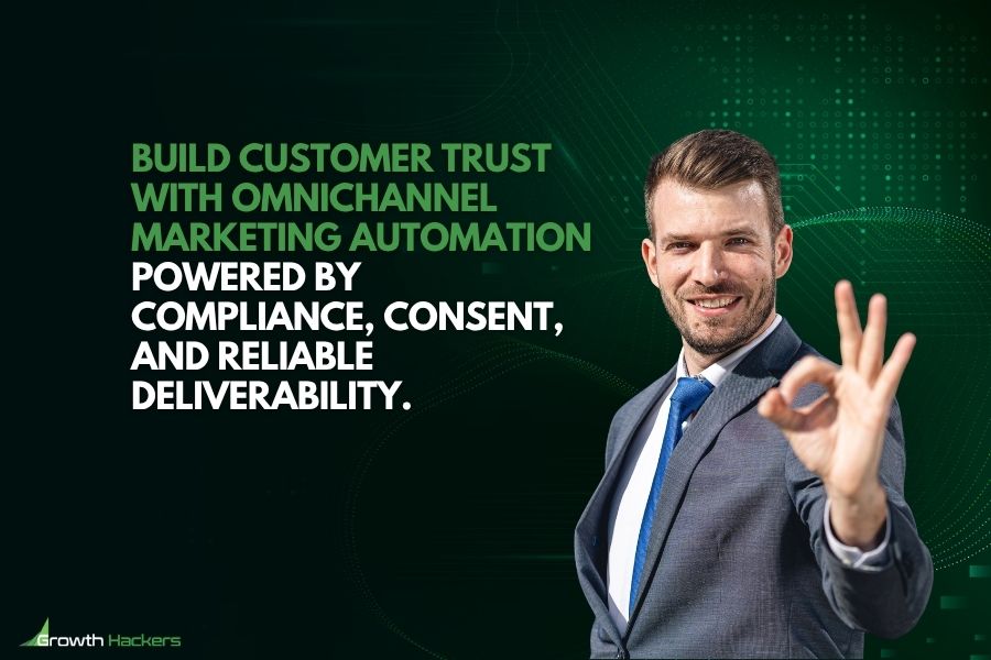 Build customer trust with omnichannel marketing automation powered by compliance, consent, and reliable deliverability