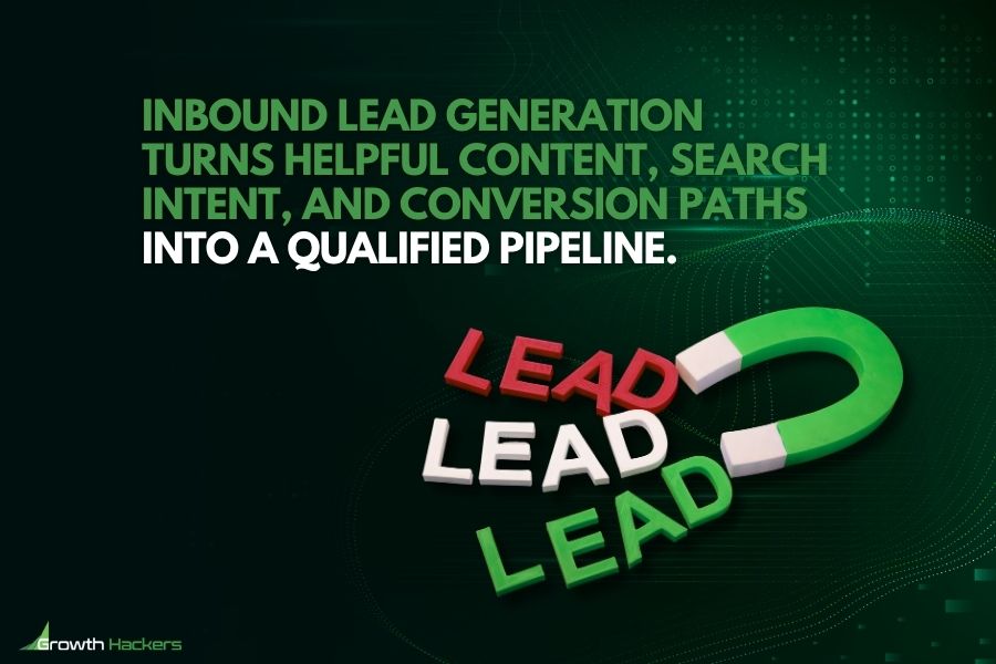 Inbound lead generation turns helpful content, search intent, and conversion paths into qualified pipeline.
