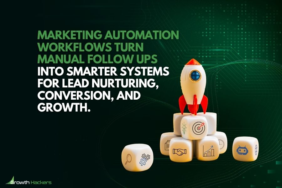 Marketing automation workflows turn manual follow ups into smarter systems for lead nurturing, conversion, and growth