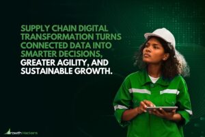 Supply chain digital transformation turns connected data into smarter decisions, greater agility, and sustainable growth