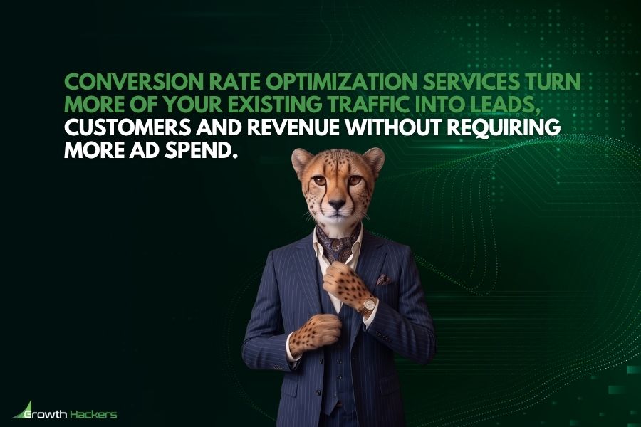 Conversion rate optimization services turn more of your existing traffic into leads customers and revenue without requiring more ad spend