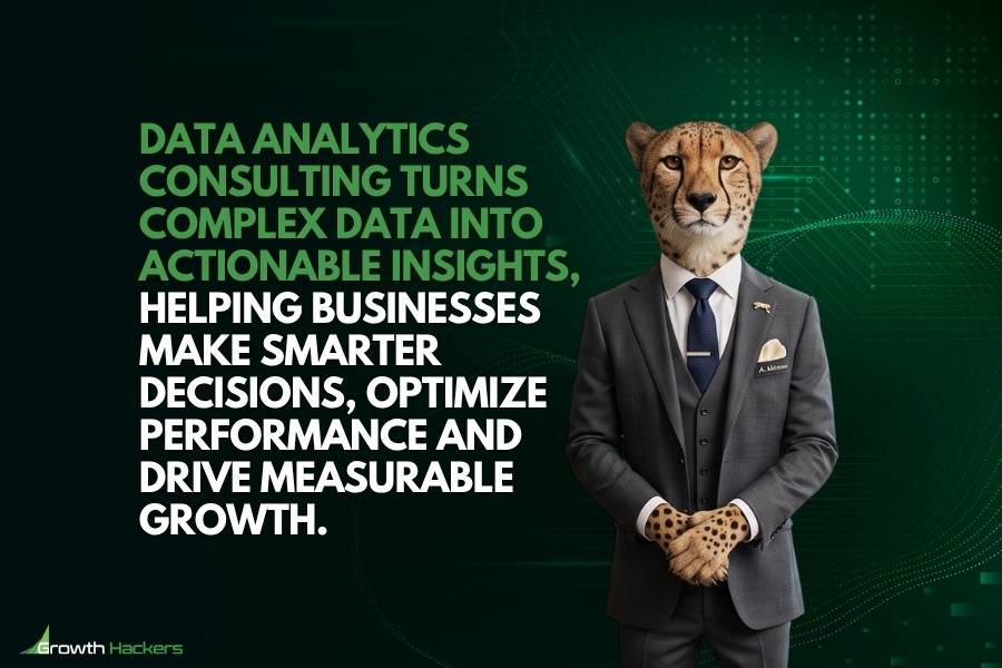Data analytics consulting turns complex data into actionable insights helping businesses make smarter decisions optimize performance and drive measurable growth