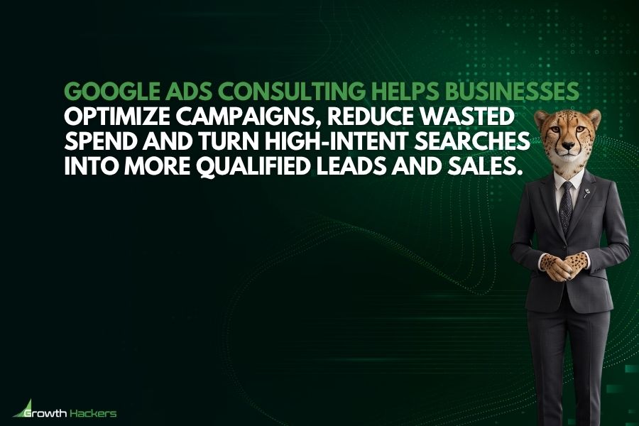 Google Ads consulting helps businesses optimize campaigns reduce wasted spend and turn high-intent searches into more qualified leads and sales
