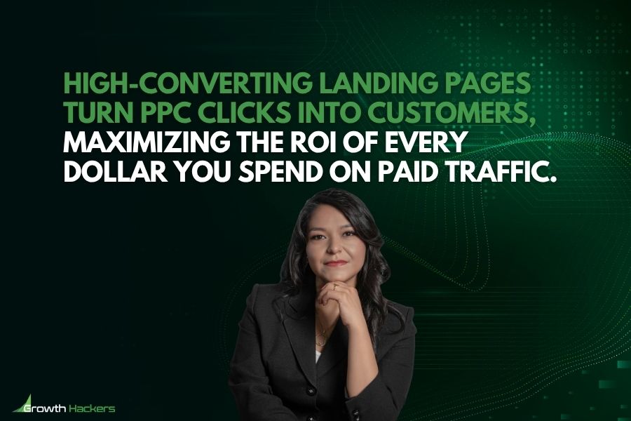 High-converting landing pages turn PPC clicks into customers maximizing the ROI of every dollar you spend on paid traffic