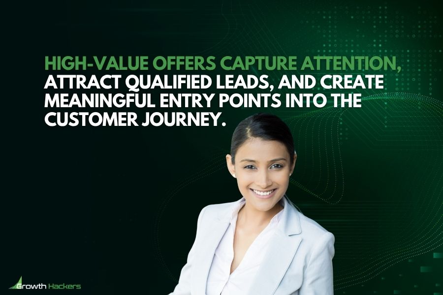 High-value offers capture attention attract qualified leads and create meaningful entry points into the customer journey