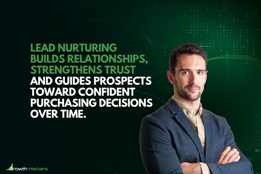 Lead nurturing builds relationships strengthens trust and guides prospects toward confident purchasing decisions over time