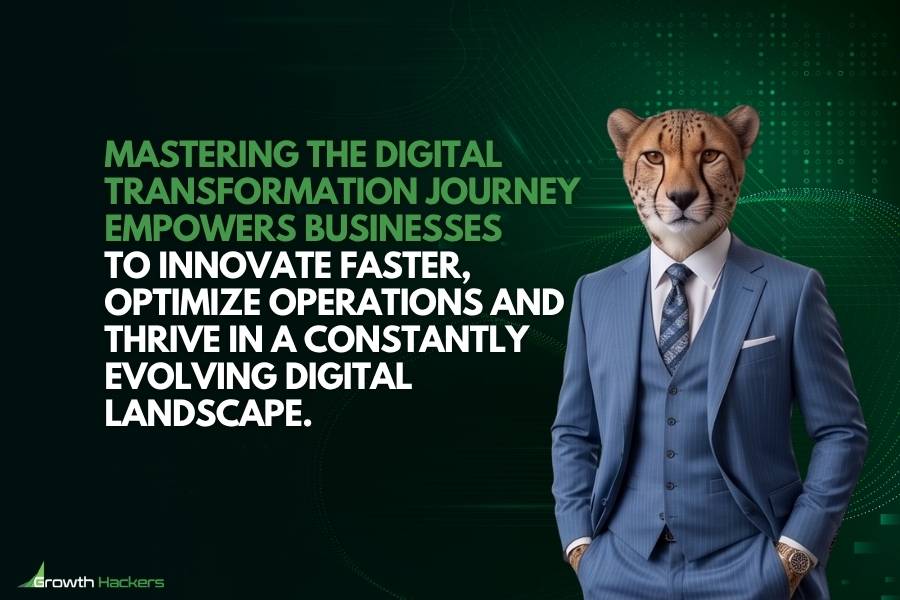 Mastering the digital transformation journey empowers businesses to innovate faster optimize operations and thrive in a constantly evolving digital landscape