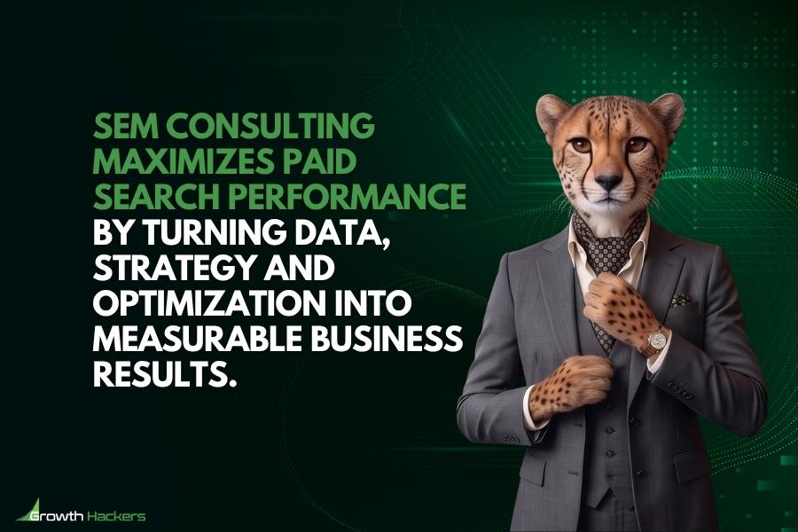 SEM consulting maximizes paid search performance by turning data strategy and optimization into measurable business results