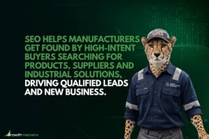 SEO helps manufacturers get found by high-intent buyers searching for products suppliers and industrial solutions driving qualified leads and new business