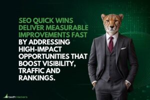 SEO quick wins deliver measurable improvements fast by addressing high-impact opportunities that boost visibility traffic and rankings