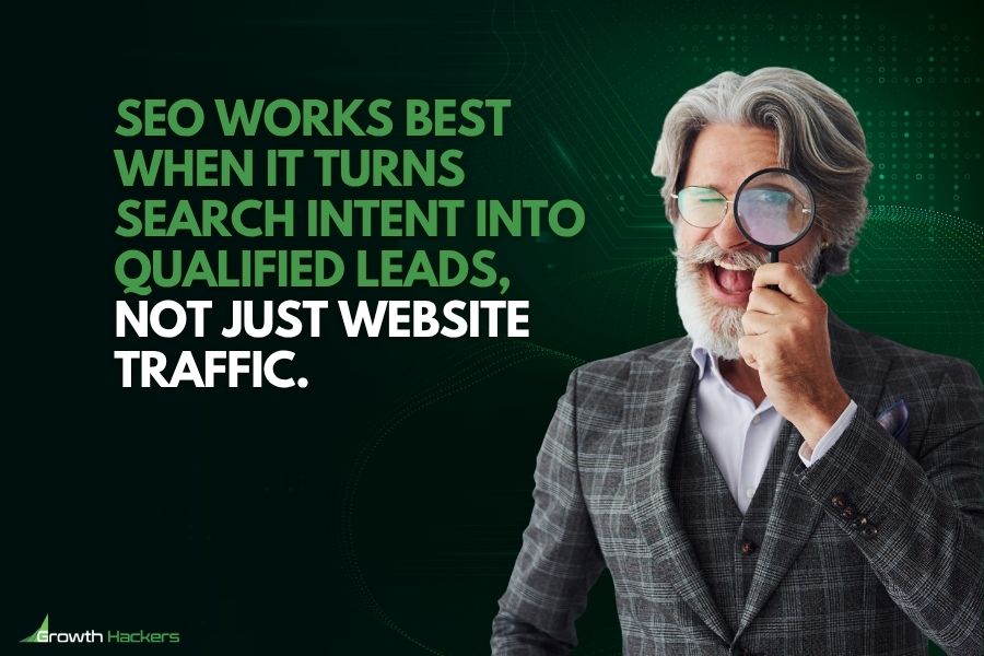 SEO works best when it turns search intent into qualified leads, not just website traffic