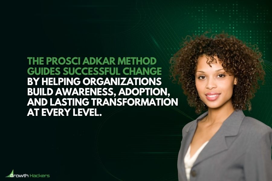 The Prosci ADKAR Method guides successful change by helping organizations build awareness adoption and lasting transformation at every level