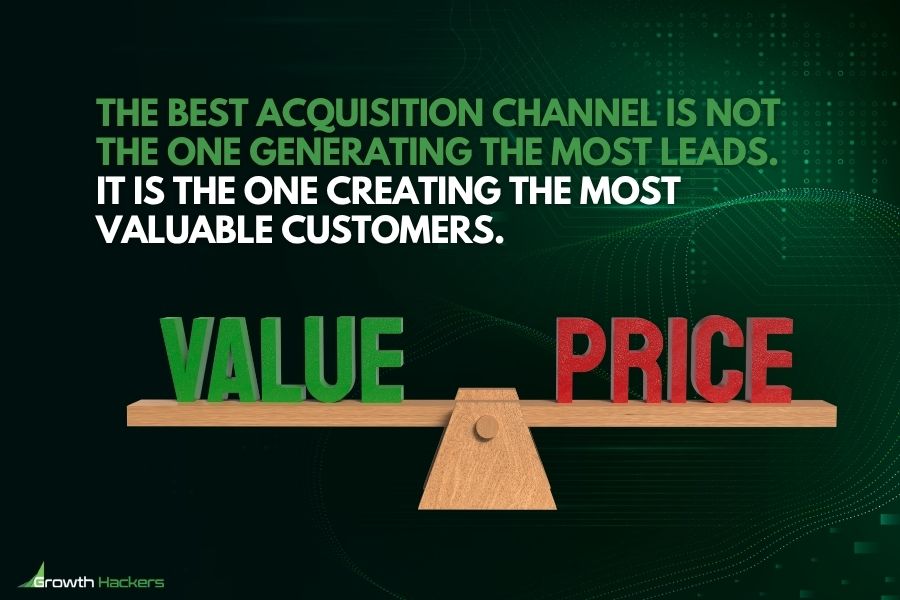 The best acquisition channel is not the one generating the most leads. It is the one creating the most valuable customers